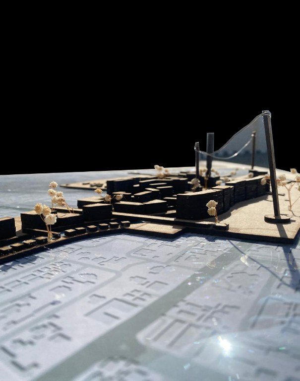 Detail of the waterfront intervention