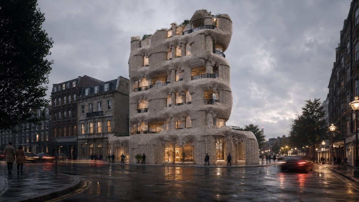 Standalone building proposal, dusk